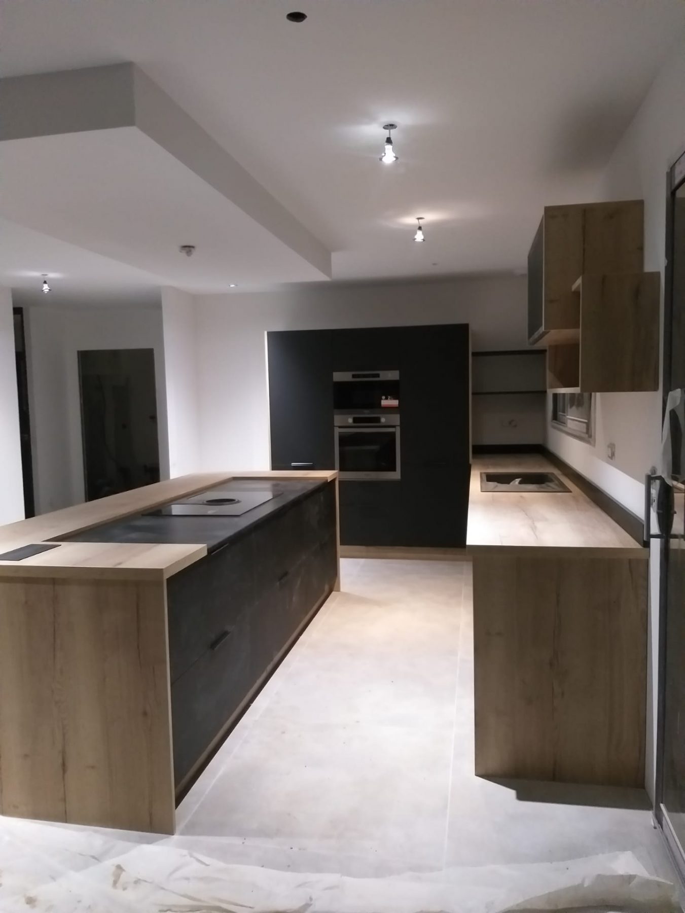 Cuisine – bois et noir