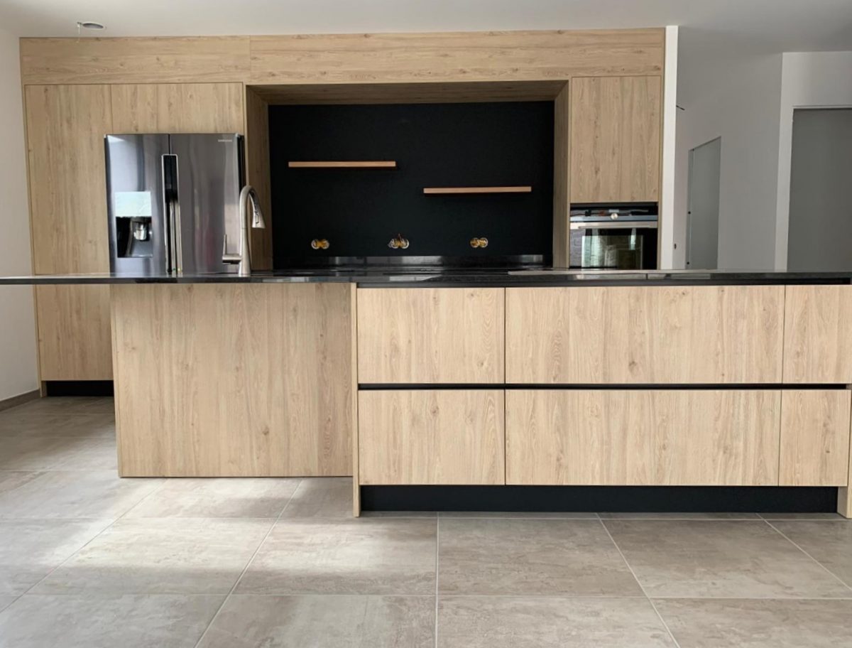 Cuisine sur-mesure en bois