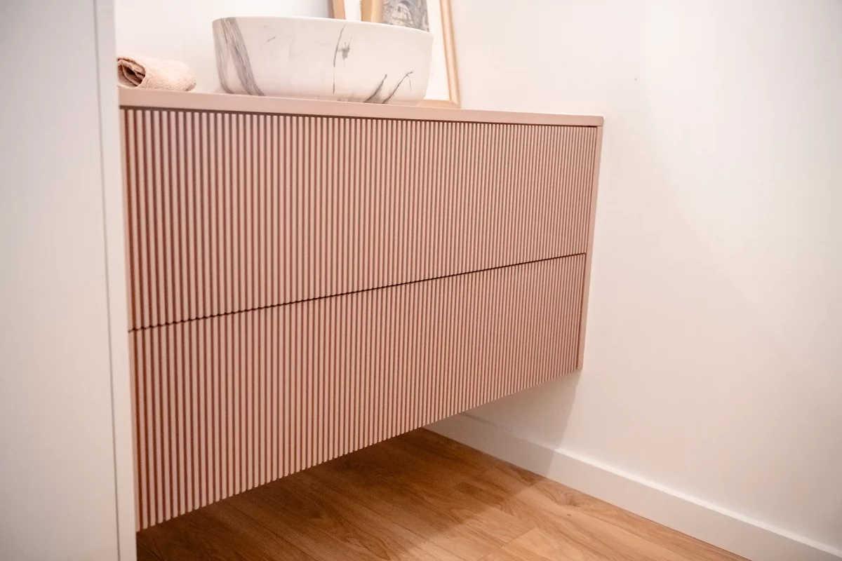 Meuble salle de bain suspendu